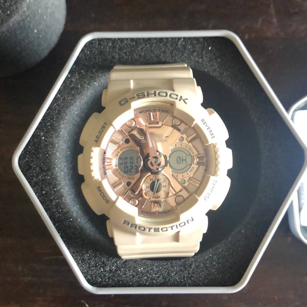 G-Shock pink watch